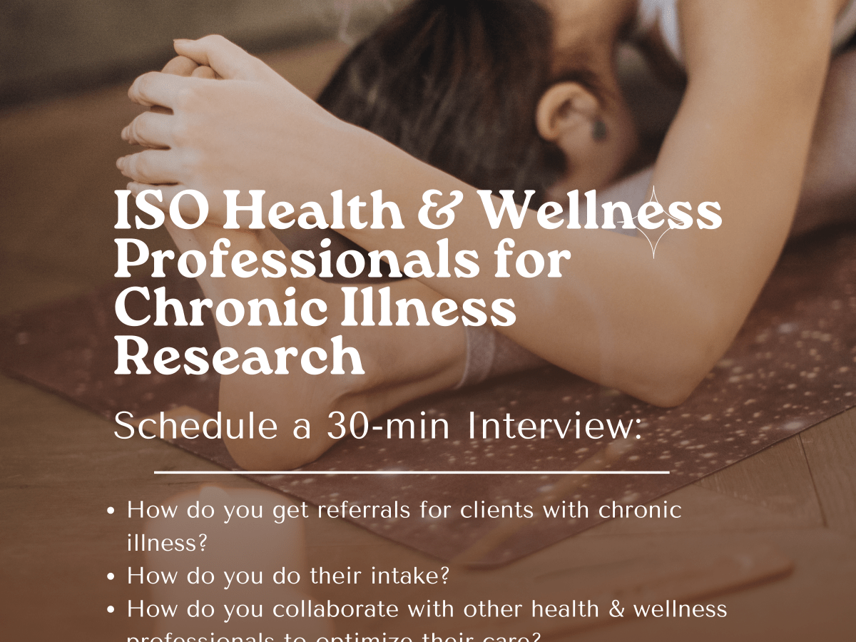 Support Chronic Illness&nbsp;Research